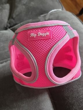 Pink Soft Mesh Dog Harness
